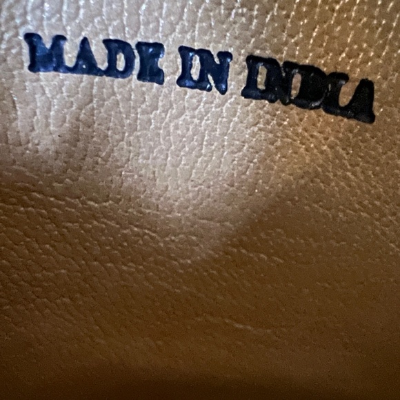 Robert Zur Soft Gold Crocodile Embossed Glove Loafer with Square Toe in Size 12 - Picture 11 of 11